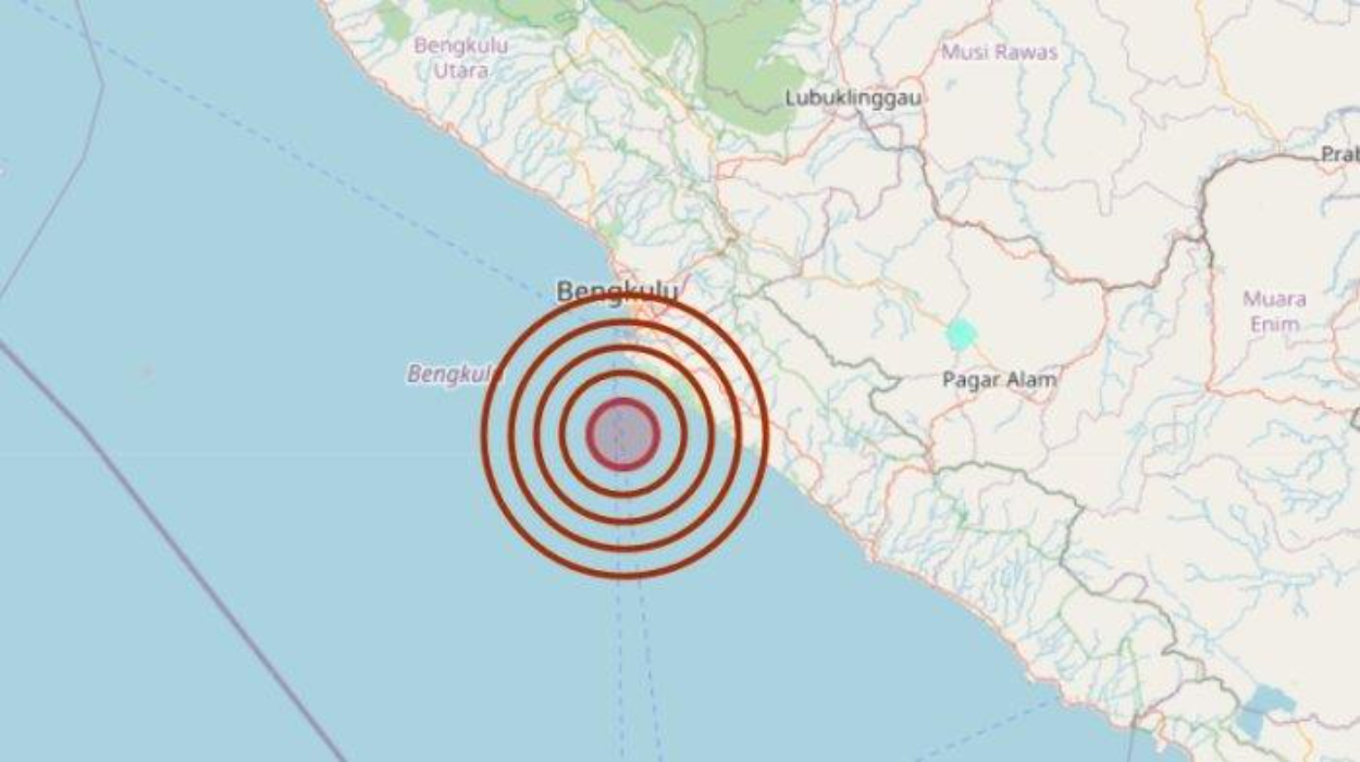 Gempa Bumi M6,0 Guncang Bengkulu Tengah Malam, 100 Rumah Rusak dan Warga Terluka