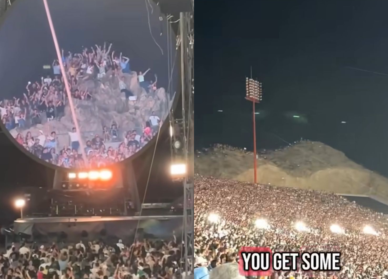 Nonton Konser Coldplay Gratis dari Atas Gunung, Aksi Penonton Ini Bikin Chris Martin Geleng-geleng Kepala!