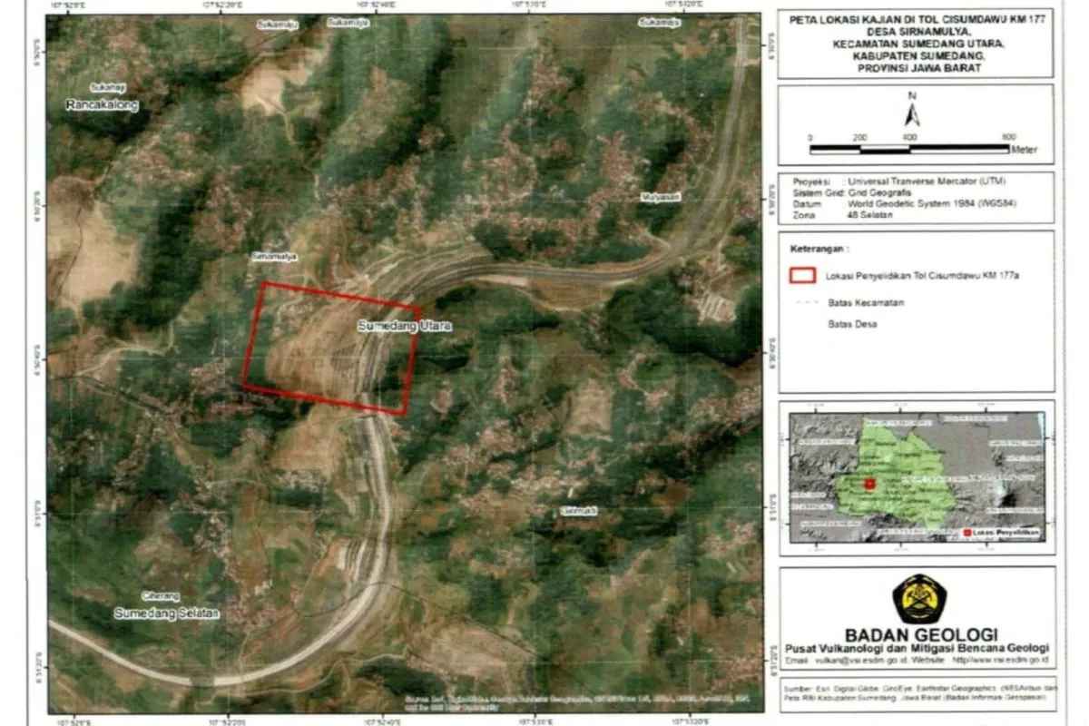 Bahaya Longsor di Tol Cisumdawu Meningkat, Badan Geologi Rekomendasikan Relokasi Warga Jika Pergerakan Tanah Terus Berlanjut