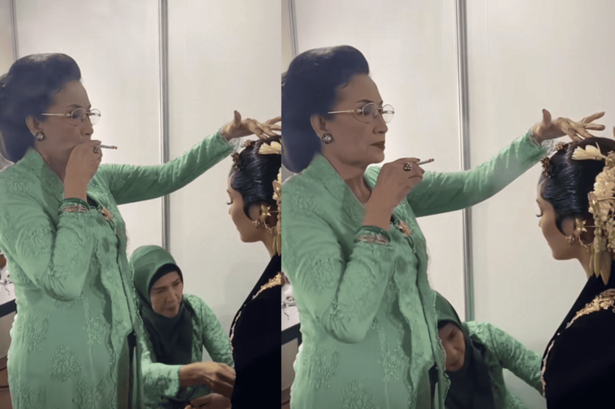 Viral! Alyssa Daguise Ditiup Asap Rokok Saat Ngunduh Mantu, Ini Makna Mistis di Baliknya!