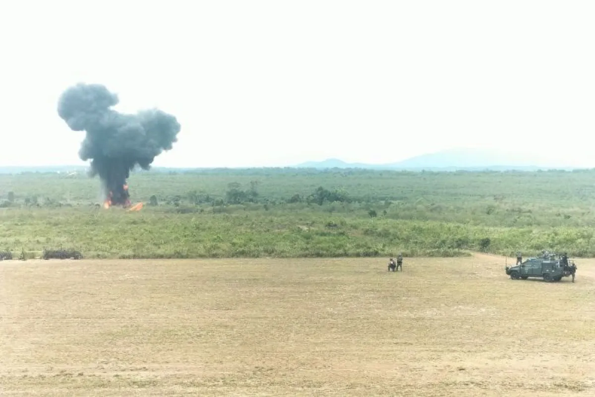 Ledakan Mengguncang Langit Belitung! TNI AU Simulasikan Serangan Drone Kamikaze dan Hujan Rudal dari F-16