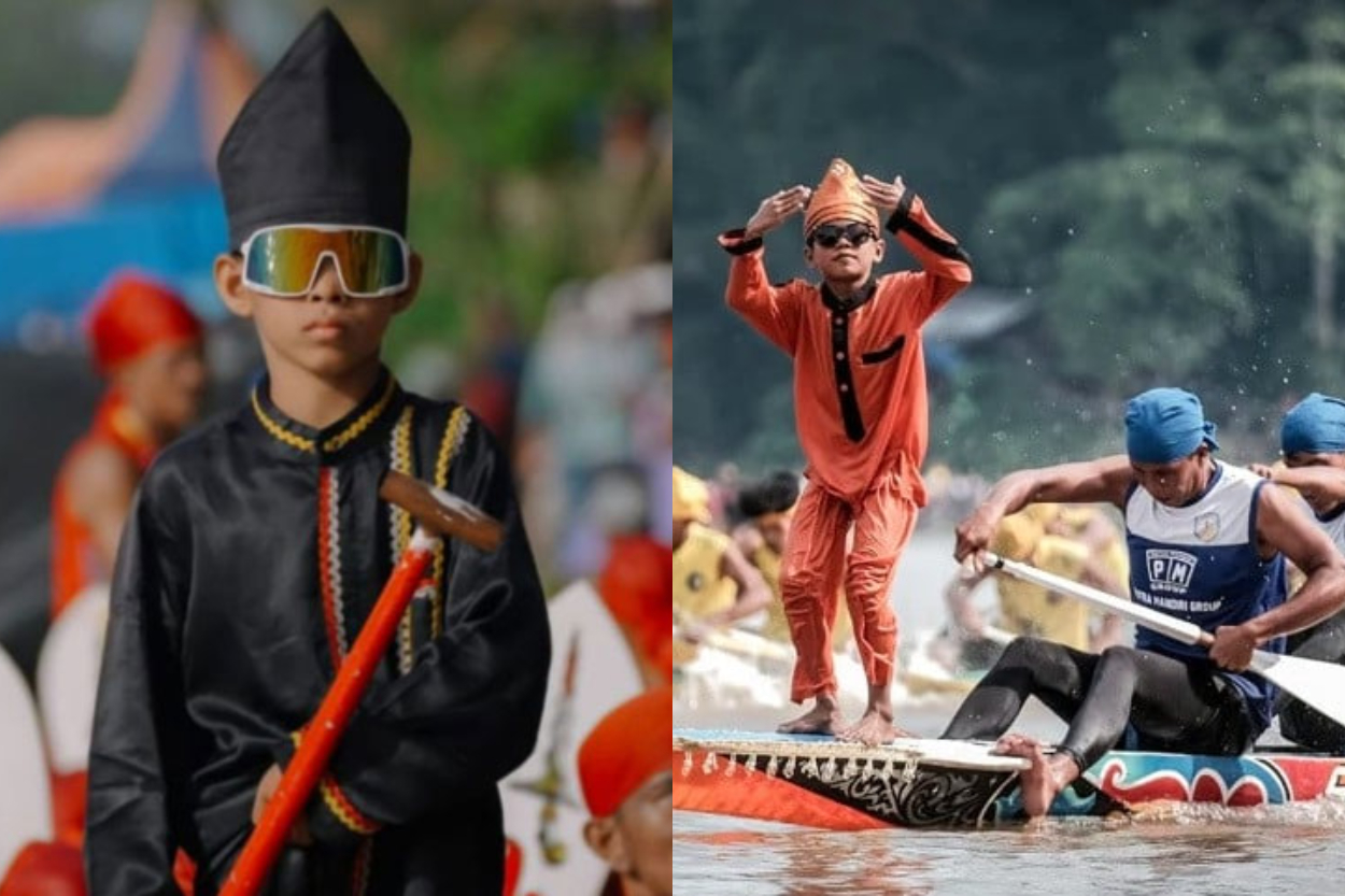Viral! Bocah Penari Pacu Jalur Ini Ngaku Kelelahan Usai Diundang ke Mana-Mana, Sampai Bosan Diatur