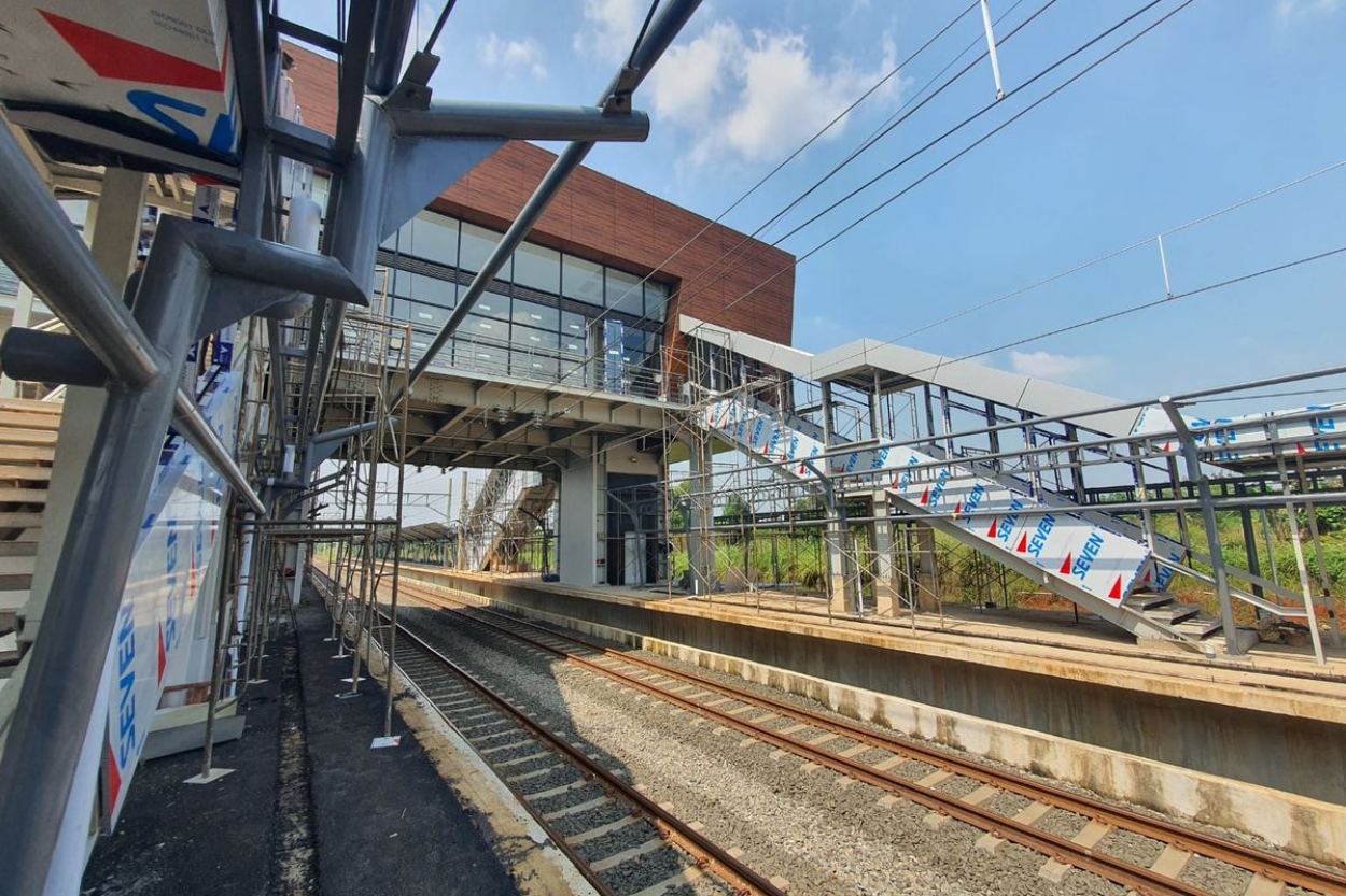 Stasiun Jatake Hampir Jadi! Bakal Jadi Stasiun Commuter Line Tercanggih, Nyambung Langsung ke Mal