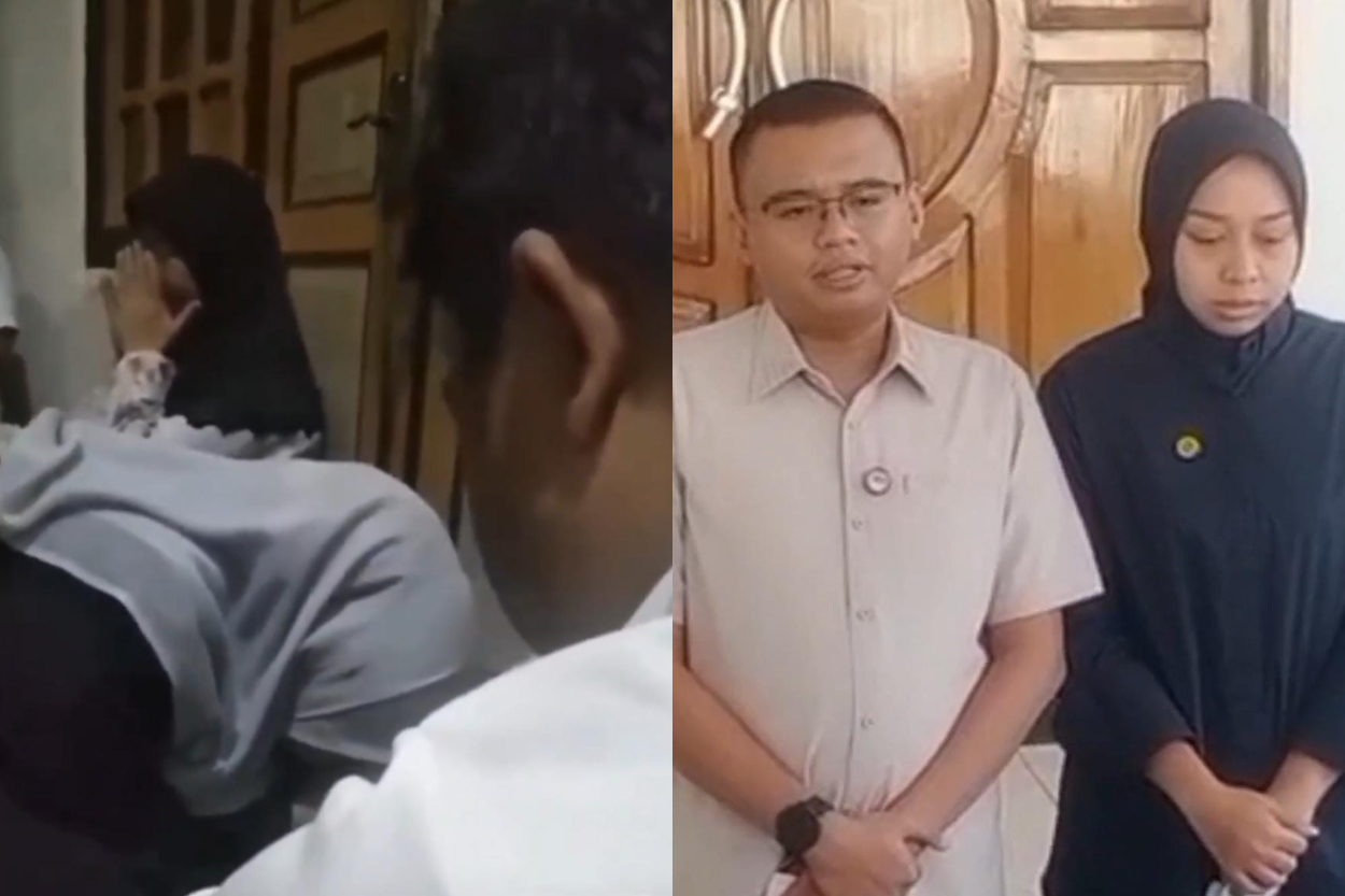 Momen Haru, Wabup Garut Bersimpuh dan Menangis di Kaki Ibu Korban Tragedi Pernikahannya