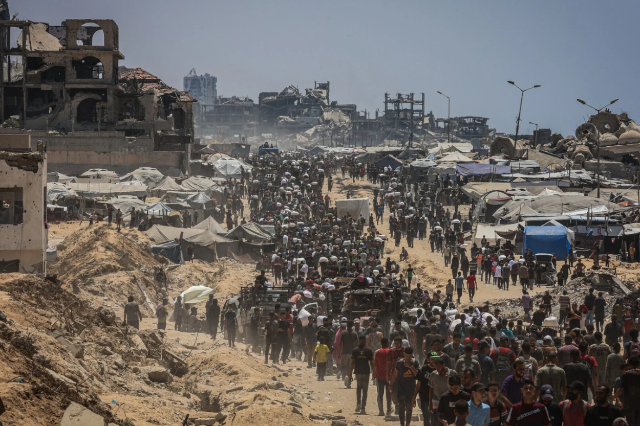 Miris! 90 Persen Gaza Jadi Zona Pengungsian, Jutaan Warga Terjebak Tanpa Fasilitas