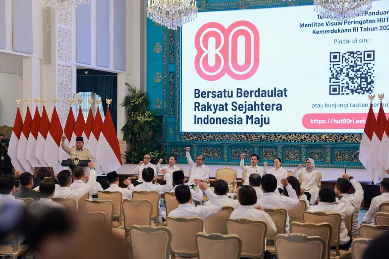 Presiden Prabowo Luncurkan Logo dan Tema HUT RI ke-80, Ini Link Downloadnya