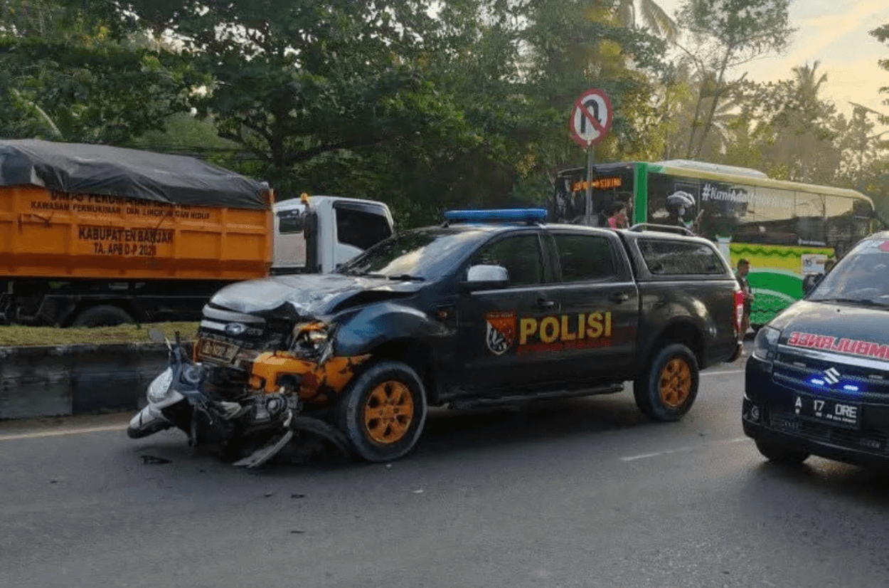 Polda Kalsel Minta Maaf dan Bertanggung Jawab Penuh atas Kecelakaan Maut Libatkan Mobil K-9