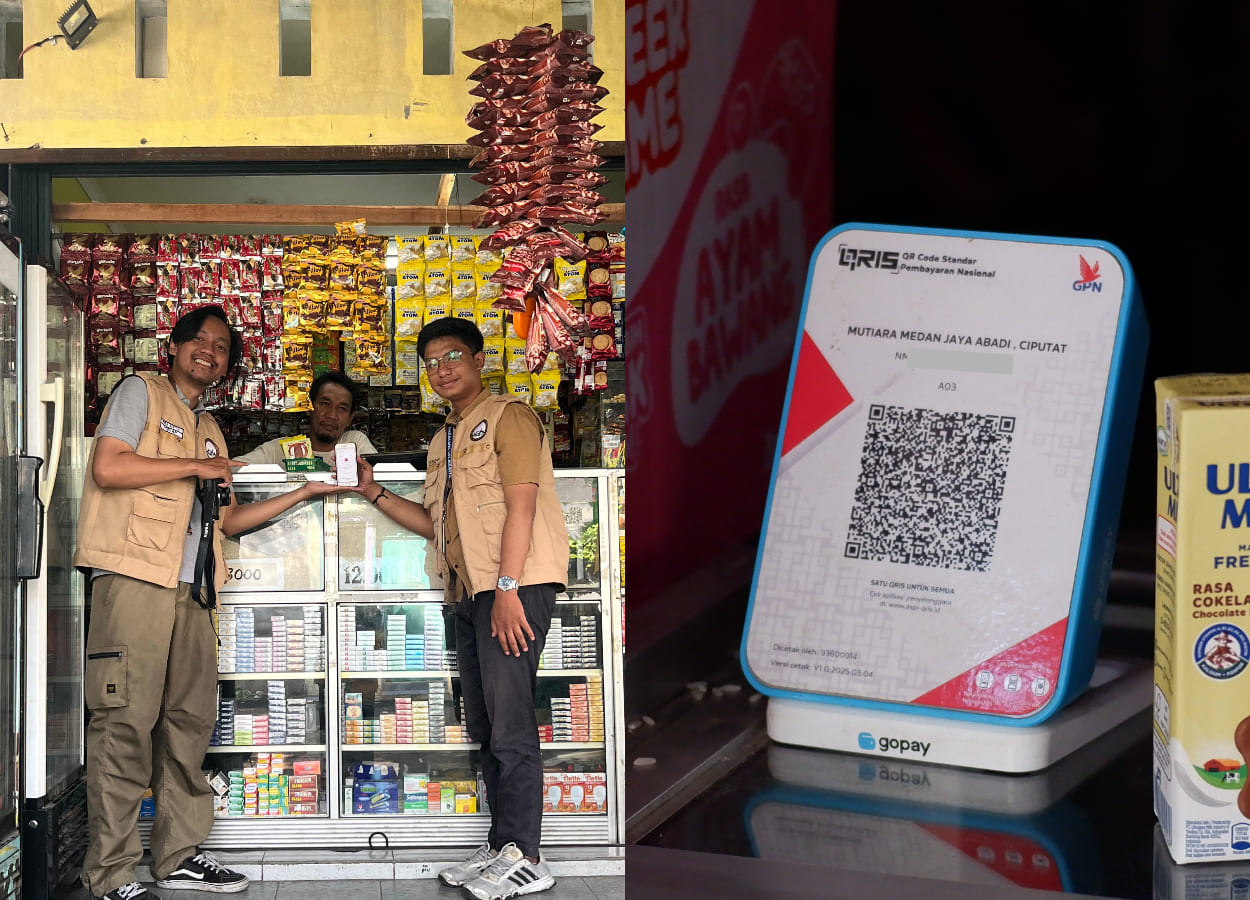 Cara Cepat Daftar QRIS Lewat GoPay Merchant, Mahasiswa KKN UIN Jakarta Edukasi Warga Sawah Baru soal Transaksi Digital!