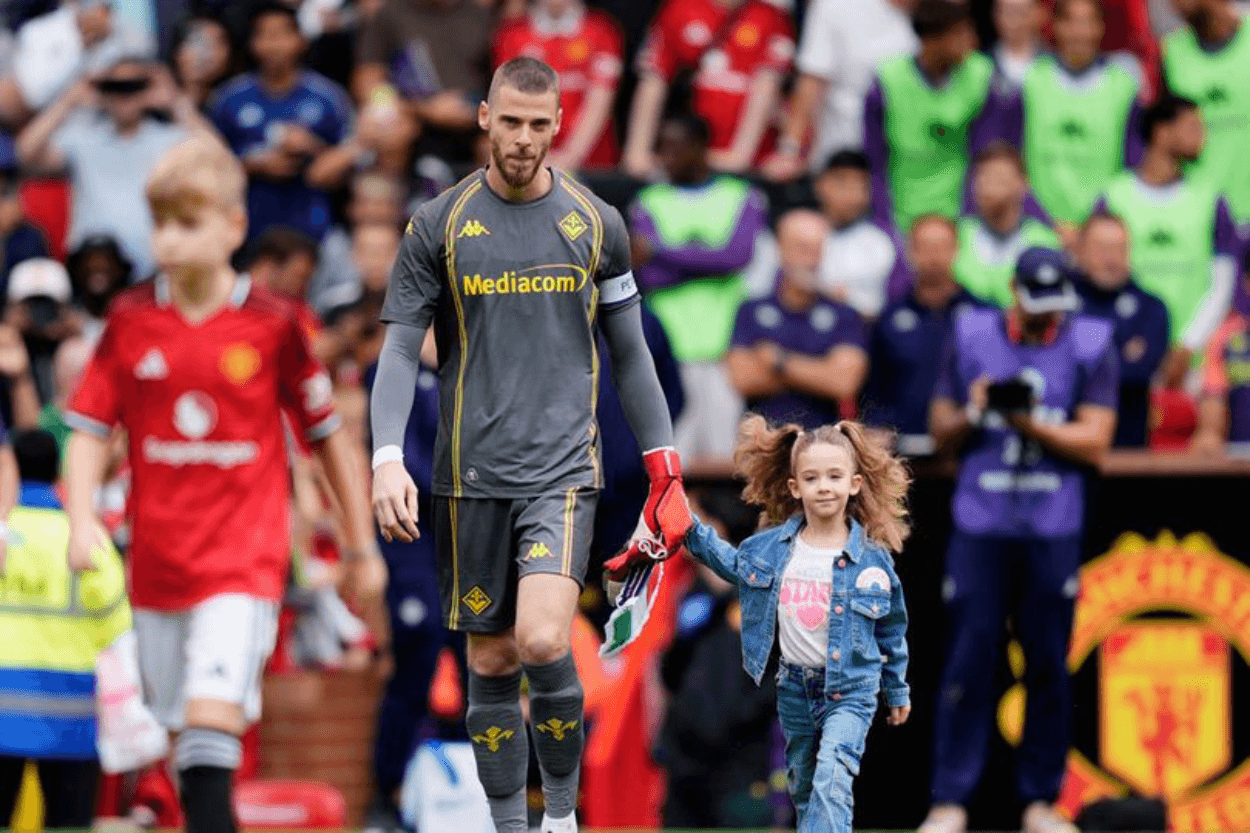 Laga Pramusim Manchester United vs Fiorentina Jadi Ajang Emosional Bagi Kiper Ikonik David De Gea