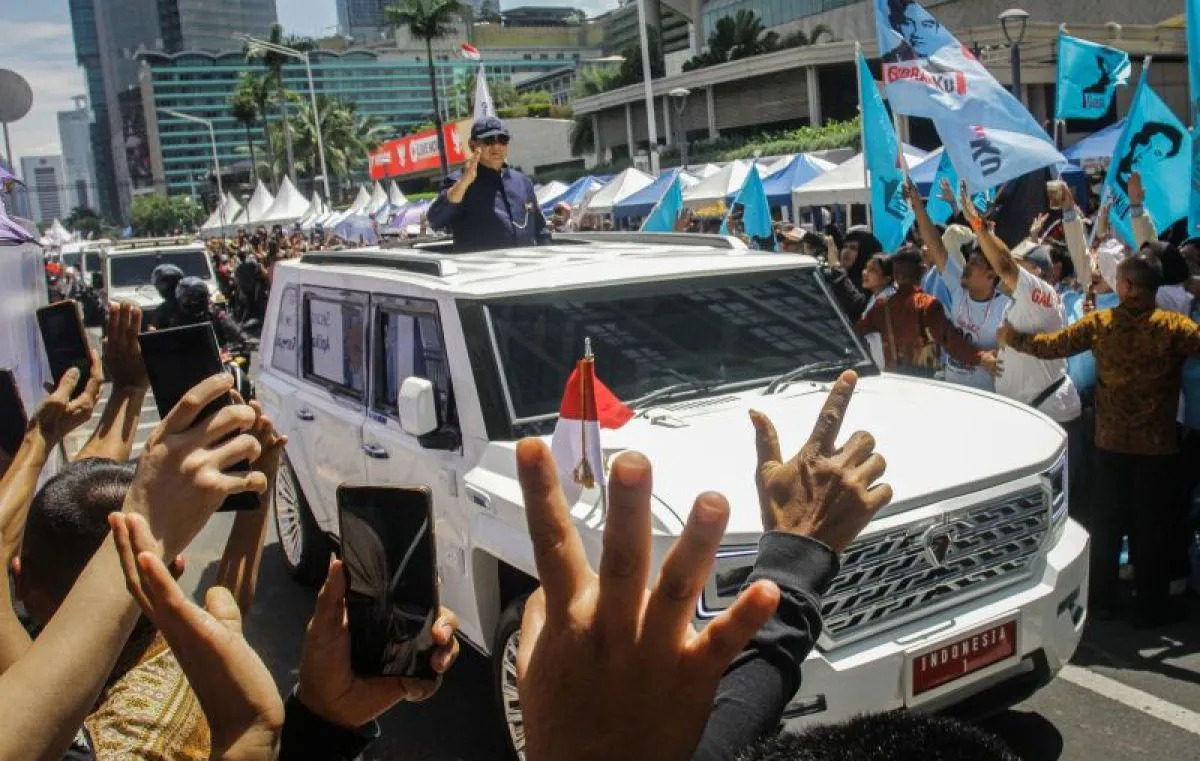 Gagah dan Tangguh! Prabowo Tiba di DPR Naik Maung MV3 Garuda Limousine, Berikut Spesifikasinya!