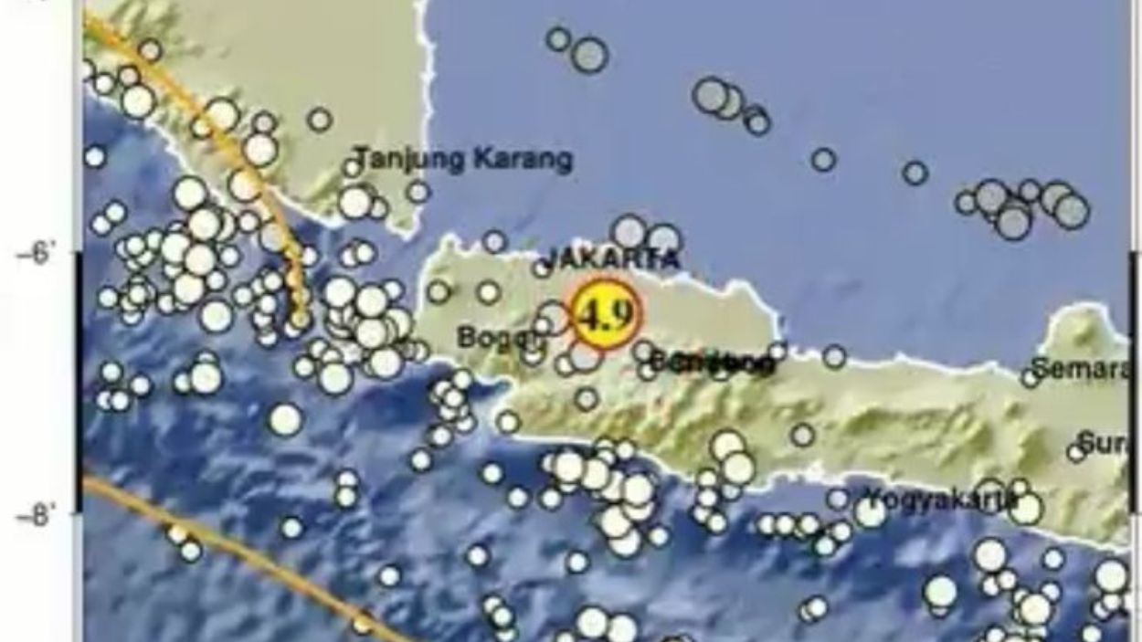 Breaking News! Gempa M 4,9 Guncang Bekasi Rabu Malam, Getaran Terasa di Jakarta dan Sekitarnya