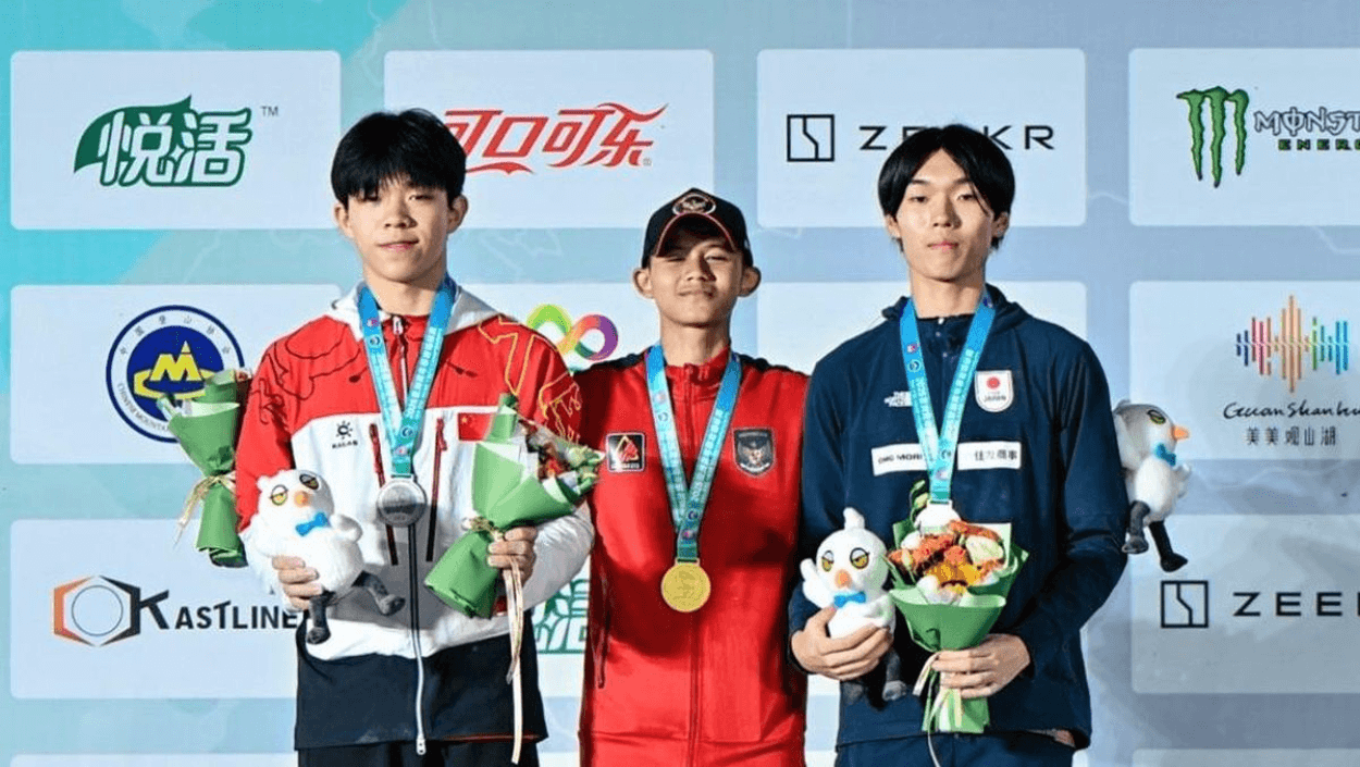 Panjat Tebing Indonesia Raih Emas di 