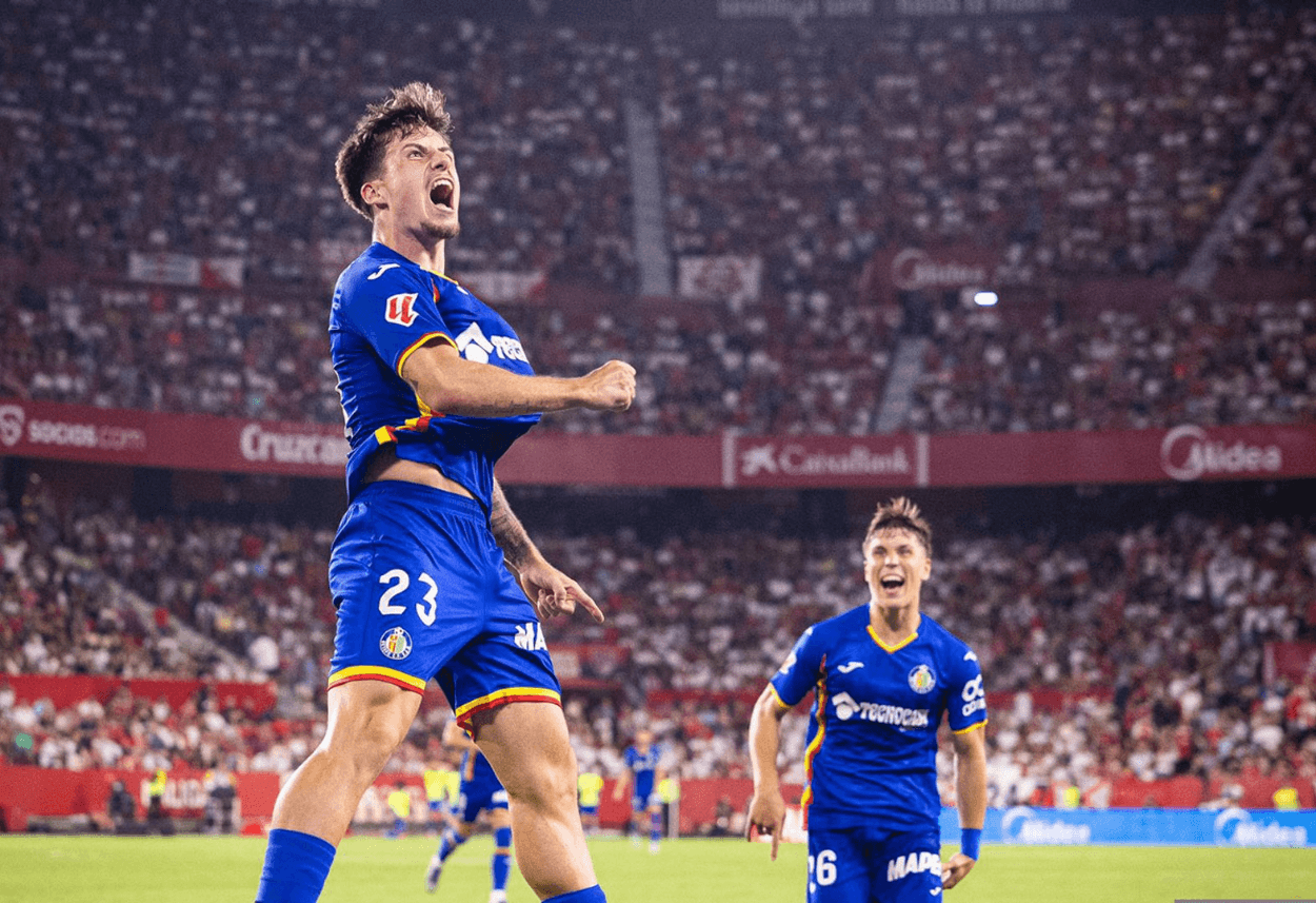 Dua Gol Adrian Liso Bikin Getafe Bungkam Sevilla di Kandang Sendiri