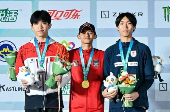 Panjat Tebing Indonesia Borong Medali di Asia Youth 2025, Haddan Malik Cetak Emas!