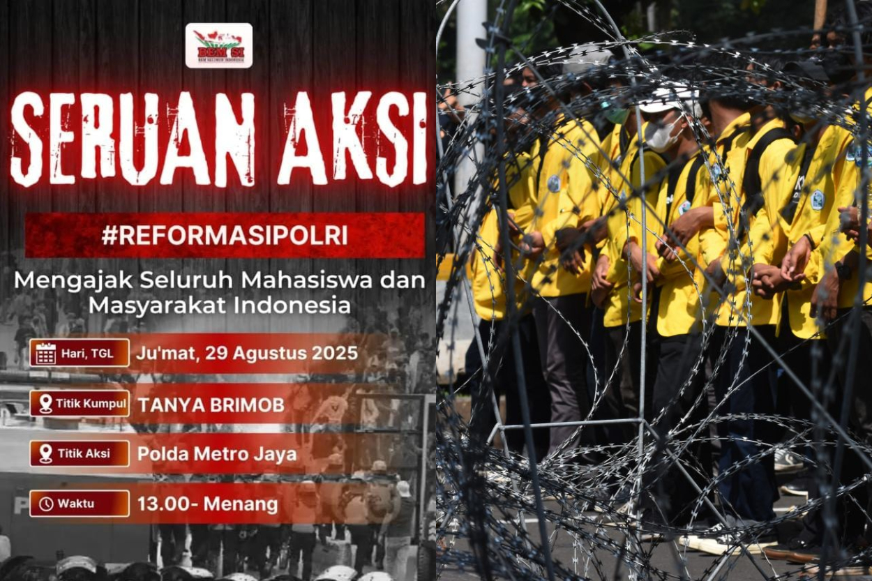 BEM SI dan BEM UI Serukan Aksi Nasional, Mahasiswa Protes Brutalitas Polisi Pasca Kematian Driver Ojol