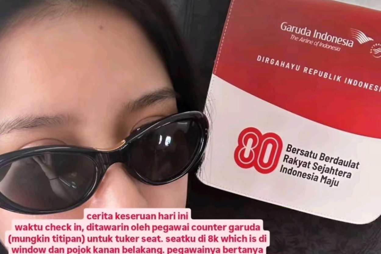 Cerita Kocak Tiara Andini Tolak Tawaran Menteri untuk Tukar Kursi di Pesawat