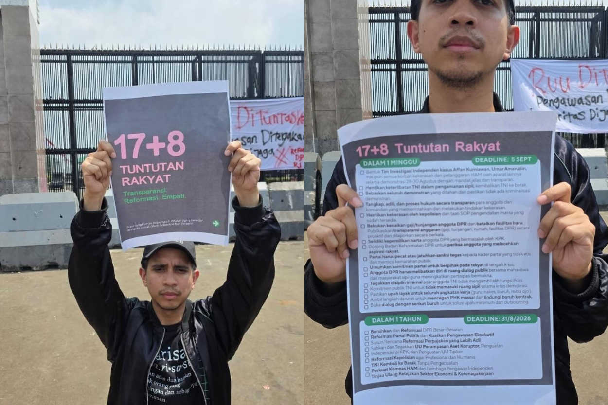 Jerome Polin cs Bikin Tuntutan 17+8 untuk Pemerintah, Apa Saja Poinnya?