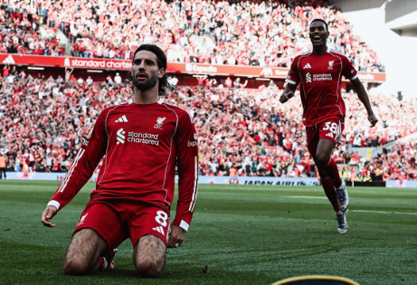 Liverpool vs Arsenal: Gol Tendangan Bebas Szoboszlai Jadi Penentu, The Reds Kudeta Puncak Klasemen!
