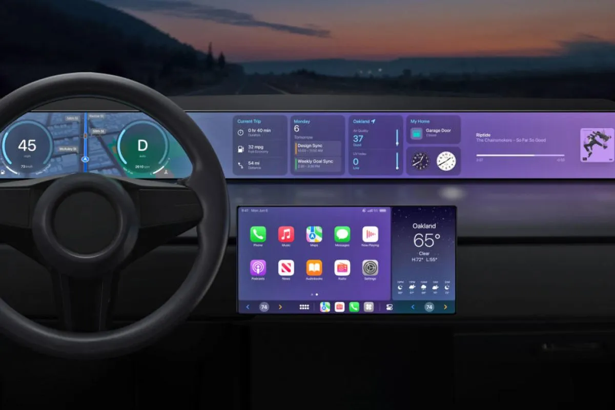 IONIQ 3 Bakal Jadi Mobil Murah Pertama yang Dukung CarPlay Ultra, Fitur Canggih Apple yang Baru Ada di Aston Martin!