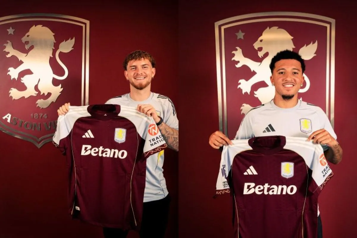 Resmi! Aston Villa Bajak Harvey Elliott dan Jadon Sancho di Detik-Detik Penutupan Bursa Transfer