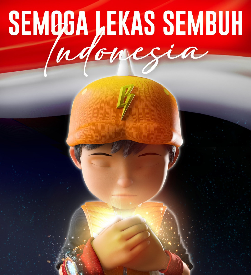 Setelah Upin Ipin, Giliran Boboiboy Turut Doakan Indonesia