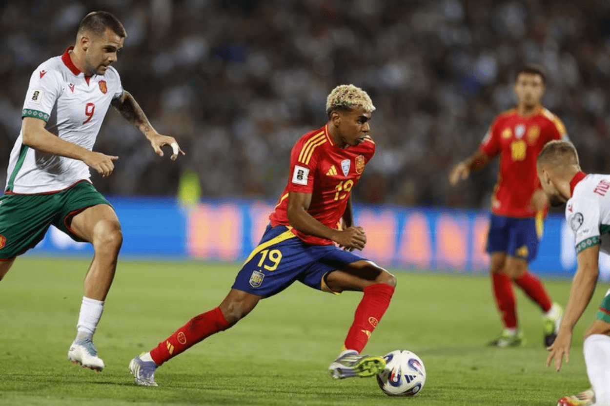 Yamal Bikin Heboh! Spanyol Pesta Gol 3-0 di Markas Bulgaria