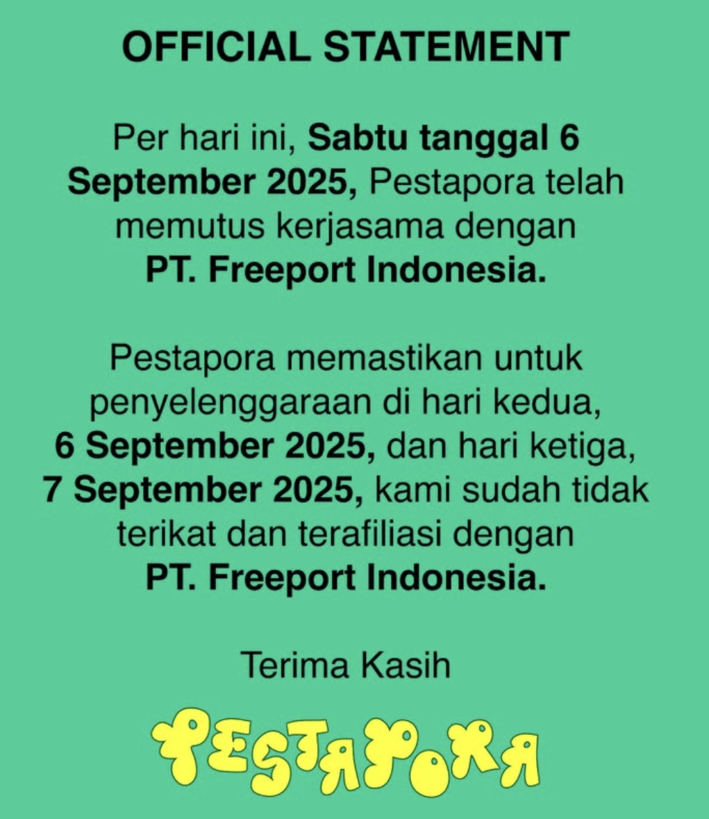 Banyak Penampil Mundur dari Pestapora, Ada Apa?