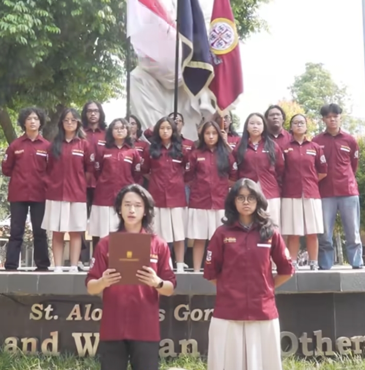 Nggak Mau Kalah, SMA Kolese Gonzaga Ikut Menyuarakan Hak Demokrasi Pelajar