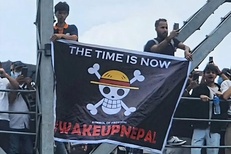 Terinspirasi dari Indonesia, Gen Z Nepal Kibarkan Bendera One Piece Saat Demo, Sukses Jadi Gerakan Global!