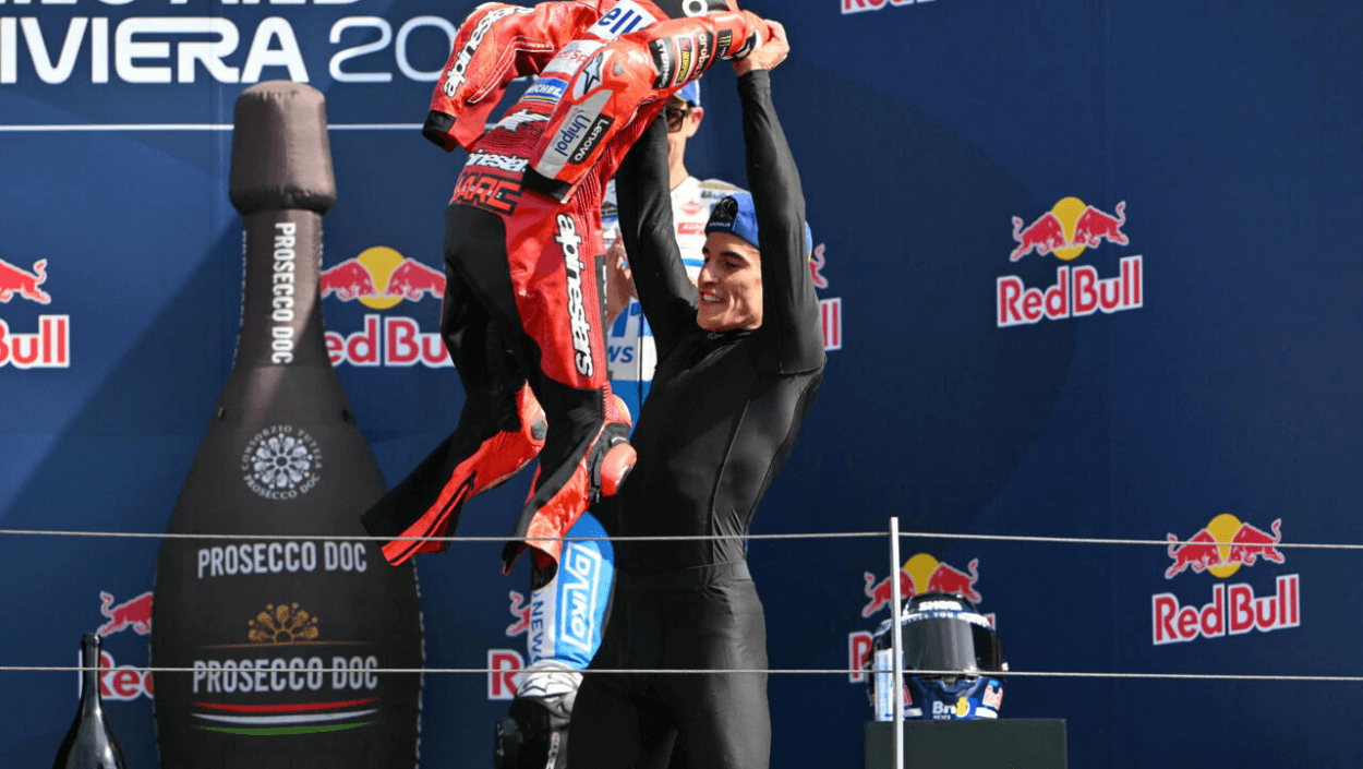 Marc Marquez Lakukan Selebrasi ala Messi, Ternyata Ini Alasannya