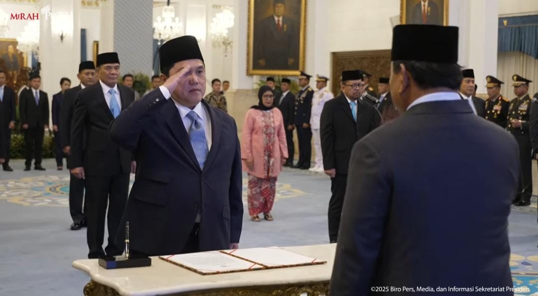 Resmi Dilantik Jadi Menpora, Erick Thohir Tetap Menjabat Sebagai Ketum PSSI?