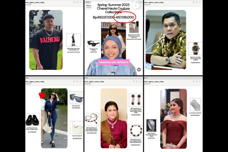 Viral di X! Akun Ini Bongkar Habis-habisan Gaya Hidup Hedon Pejabat dan Keluarga Elite Politik