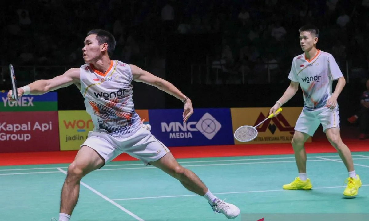 Raymond Indra dan Nikolaus Joaquin Akui Sudah Berkembang Meski Gagal ke Final Indonesia Masters 2025