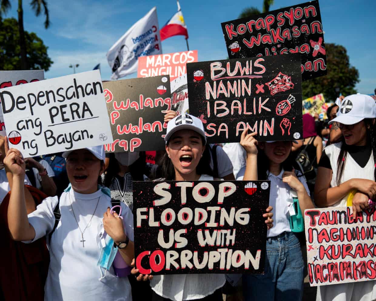 Aksi Demonstrasi di Filipina Rusuh, Warga Tuntut Pertanggungjawaban Pemerintah