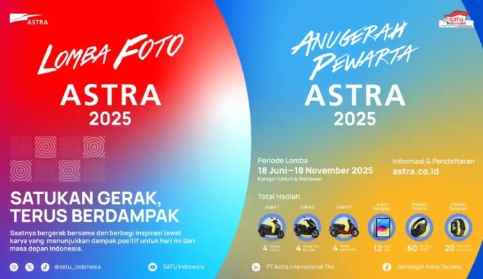 Wajib Ikut! Astra Gelar Lomba Foto dan Pewarta 2025, Hadiahnya Honda CUV e:Technology!