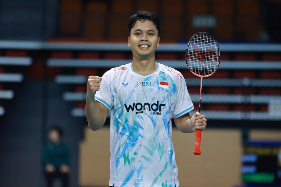 Anthony Ginting Lolos ke 16 Besar Korea Open 2025 Setelah Tumbangkan Tanaka