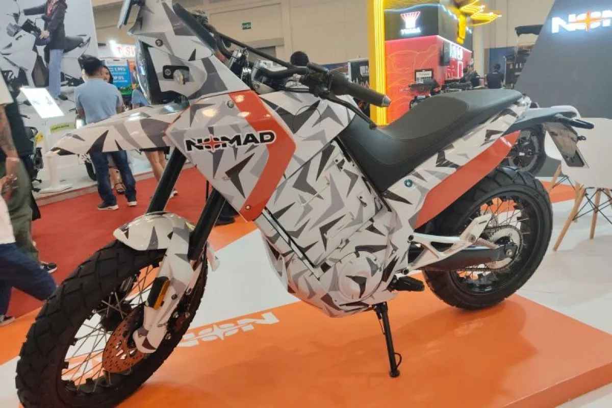 Kupprum Nomad, Motor Listrik Petualang Buatan Surabaya Resmi Debut di IMOS 2025
