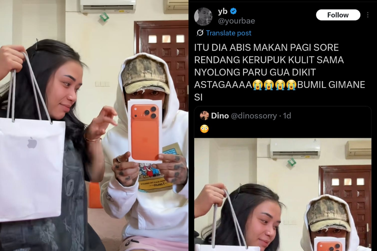 Reza Arap Klarifikasi Isu Lula Lahfah Hamil, Plot Twist-nya Ternyata Gara-Gara Rendang dan Paru!