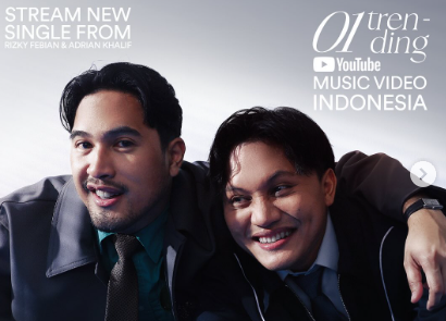 ‘Alamak’ Rizky Febian dan Adrian Khalif Langsung Trending 1 di YouTube, Cuma Butuh Sehari Buat Meledak!