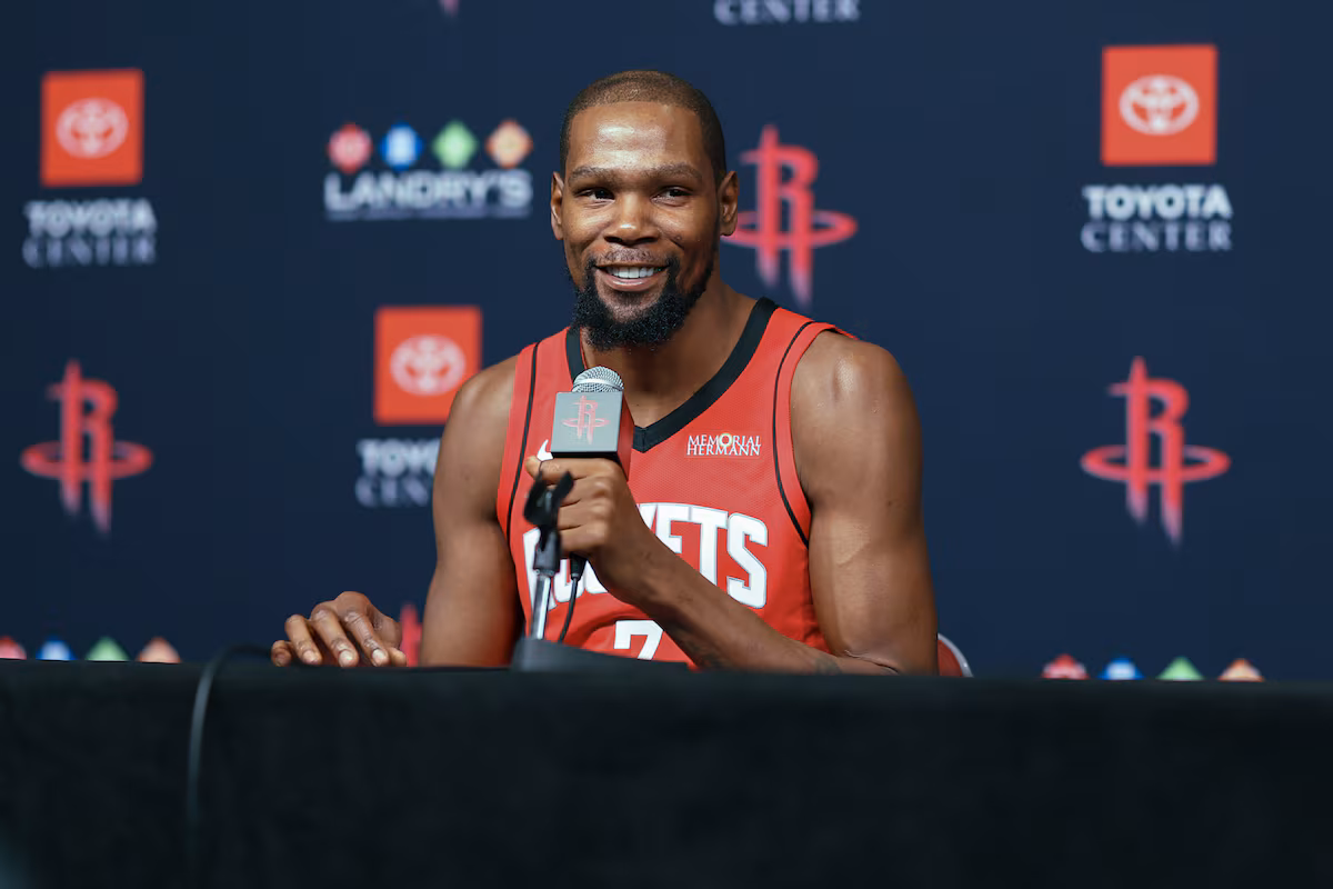 Debut bersama Houston Rockets, Kevin Durant Tampil Memuaskan