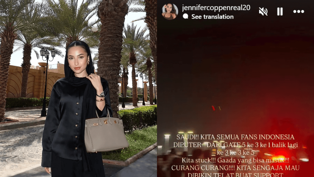 Jennifer Coppen Ungkap Pengalaman Tak Menyenangkan di Arab Saudi, Fans Timnas Indonesia Disebut Sengaja Dihalangi Masuk Stadion