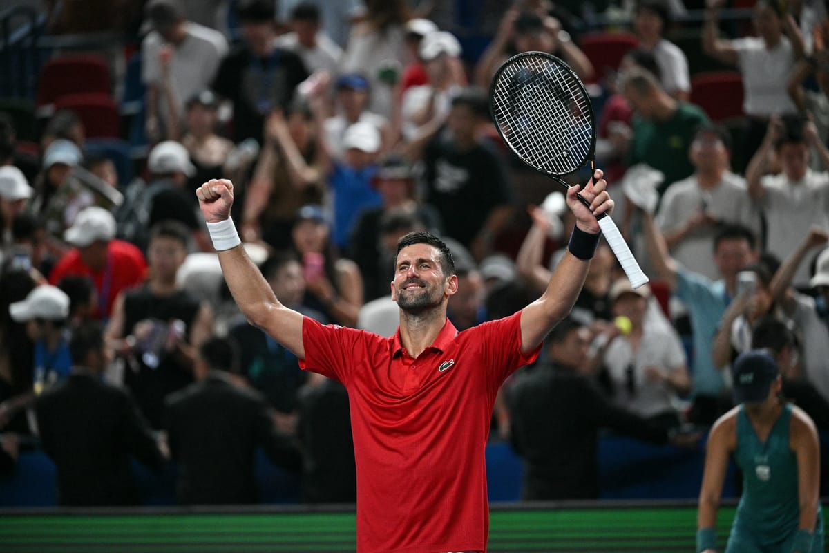 Djokovic Bertahan di Shanghai, Dekatkan Diri ke Rekor Gelar Masters 1000 ke-41