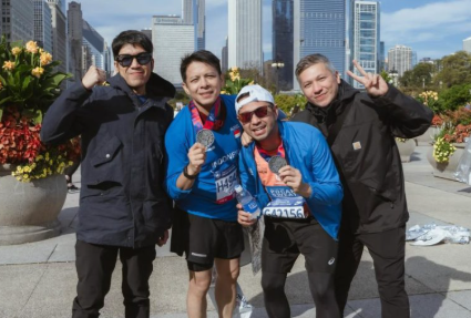 Raffi Ahmad hingga Ariel Noah Sukses Taklukkan Chicago Marathon 2025, Ini Potret Keren Mereka di Garis Finish!