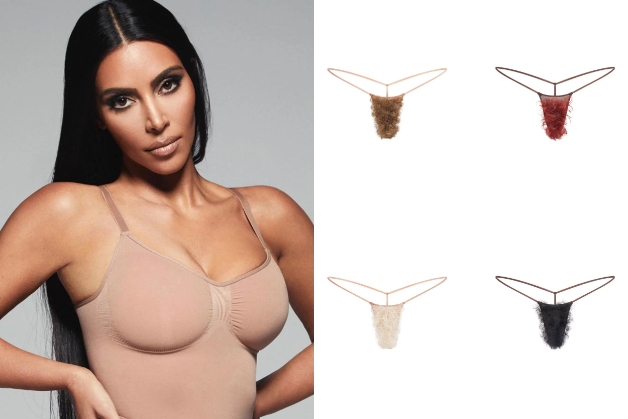 Setelah Nipple Bra, Kim Kardashian Jual Celana Dalam 'Berambut Kemaluan' Rp 574 Ribu, Netizen: Kim, Are You OK?