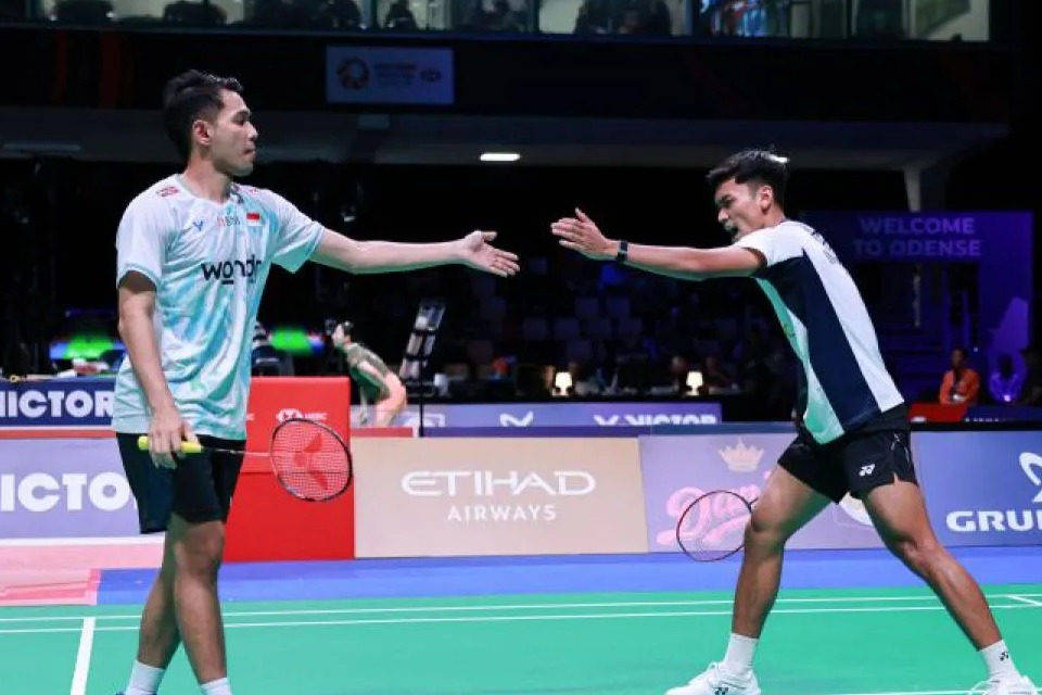 Fajar/Fikri Siap Hadapi Ganda Inggris di Perempat Final Denmark Open 2025