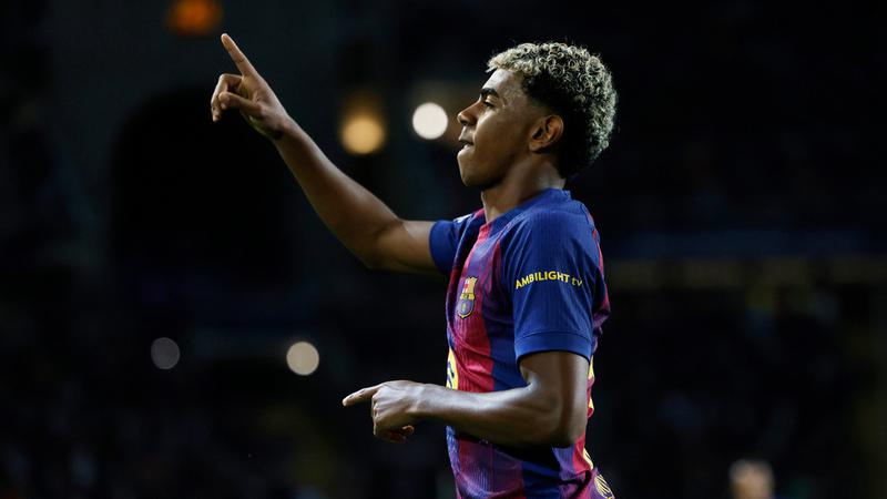 Lamine Yamal Cetak Rekor Baru Usai Bawa Barcelona Bantai Olympiacos di Liga Champions