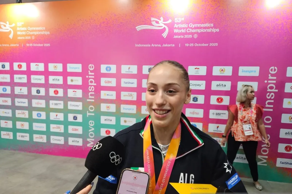 Kaylia Nemour Raih Emas dan Perak di Kejuaraan Dunia Senam Artistik 2025 Jakarta