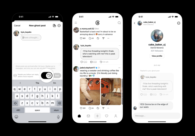Threads Rilis Fitur Baru 'Ghost Post', Unggahan Akan Hilang Otomatis Setelah 24 Jam!