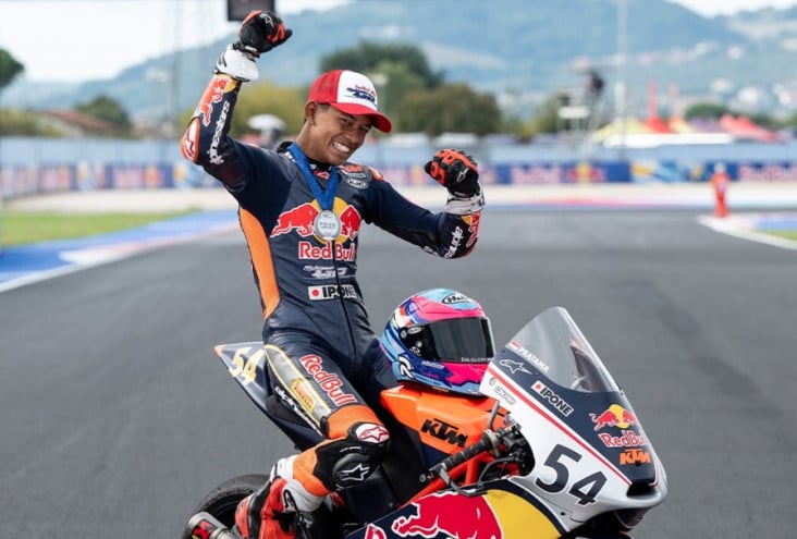Akhirnya! Pembalap Indonesia, Veda Ega Bakal Balapan di Moto3 Tahun Depan