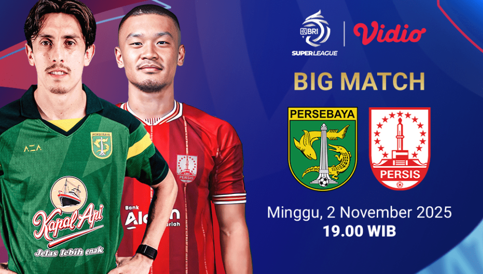 Jadwal Persebaya vs Persis Solo Malam Ini: Dejan Tumbas Comeback, Bajul Ijo Siap Tancap Gas!
